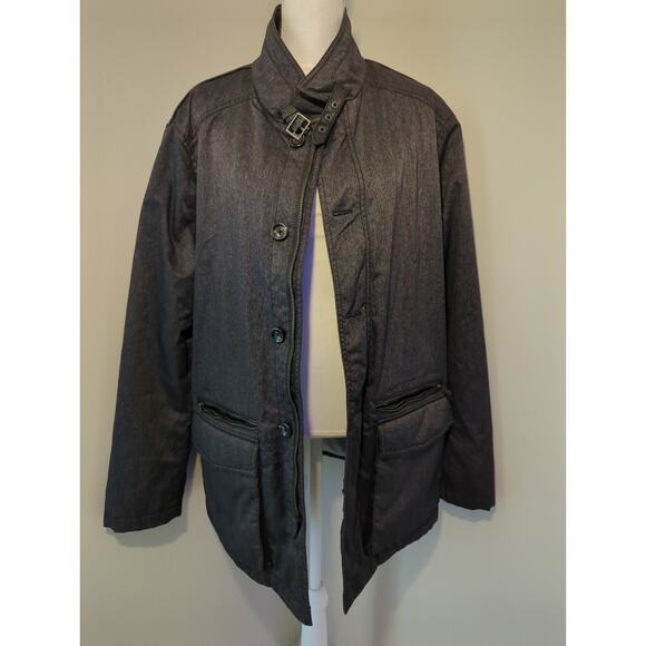 Armani Collezioni Other - Armani Collezioni Collection sz 42 charcoal grey black button zip luxury jacket